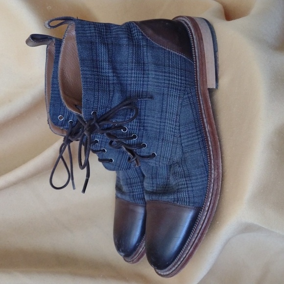 Taft Plaid Jack Boots Sz 41 US 10.5 W - Picture 4 of 5